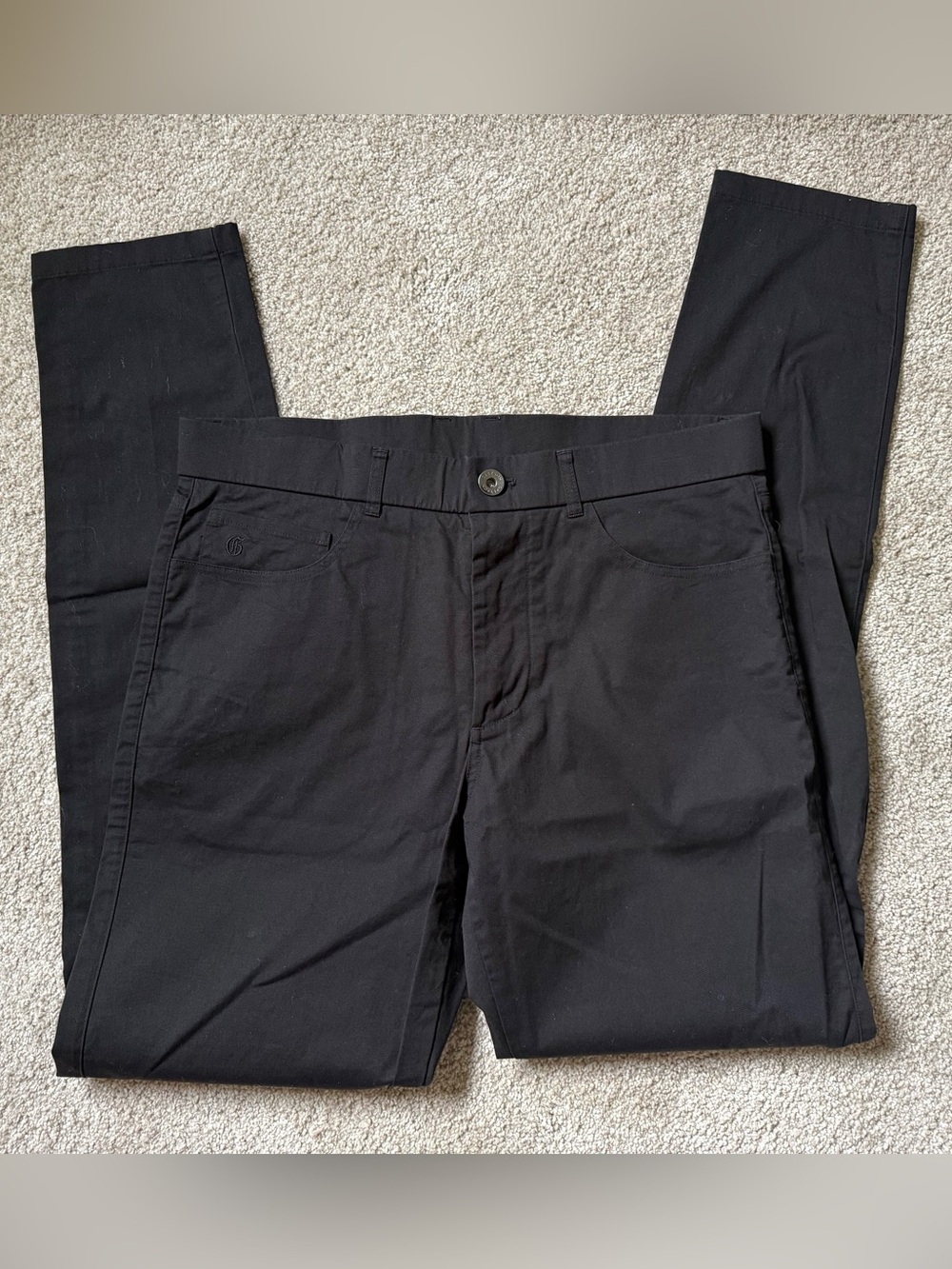 Greyson Armonk Black Men's Slim Dress Pants 32x32